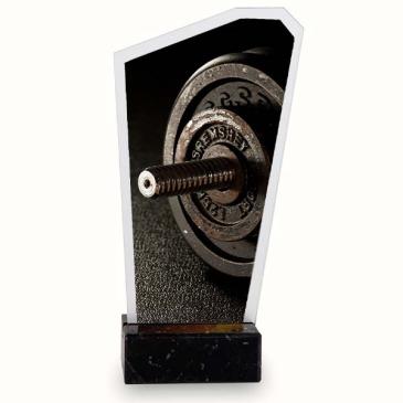 Trofeo halterofilia prisma