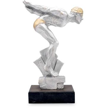 Trofeo de resina natación, nadador