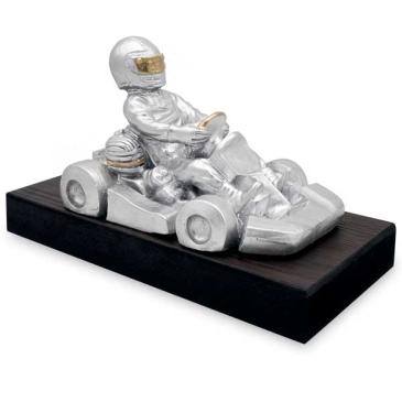 Trofeo de resina de karts motor