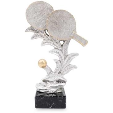 Trofeo de resina tenis de mesa laurel 