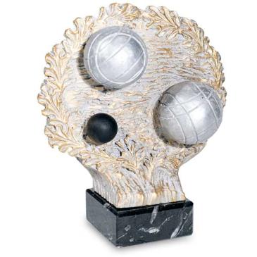 Trofeo de resina petanca