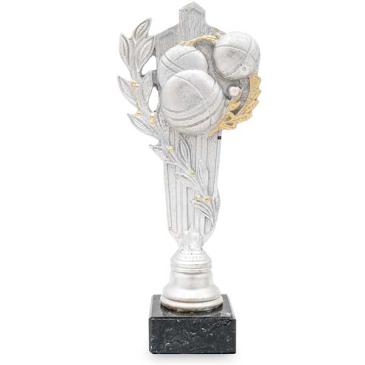 Trofeo de resina columna petanca