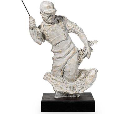 Trofeo de resina pescador 