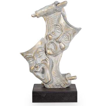 Trofeo de resina máscaras teatro
