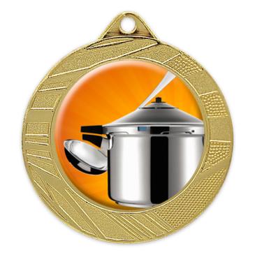 Medalla de 70mm rayas