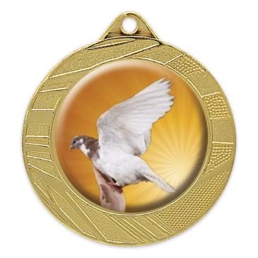 Medalla de 70mm rayas