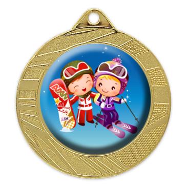 Medalla de 70mm rayas