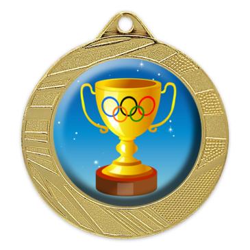 Medalla de 70mm rayas