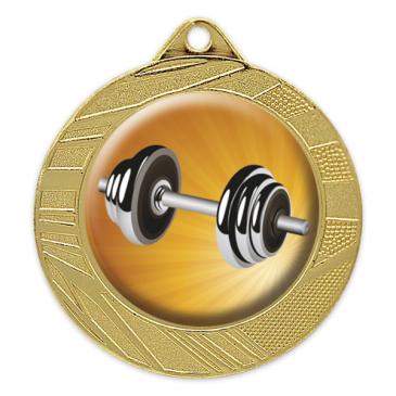 Medalla de 70mm rayas
