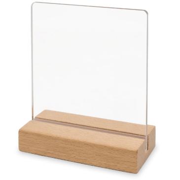 Trofeo metacrilato y madera