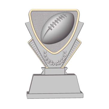 Trofeo de  resina rugby