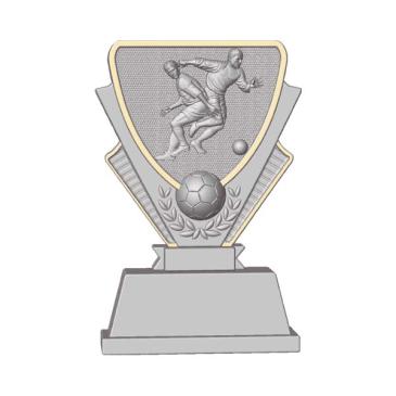 Trofeo de resina fútbol