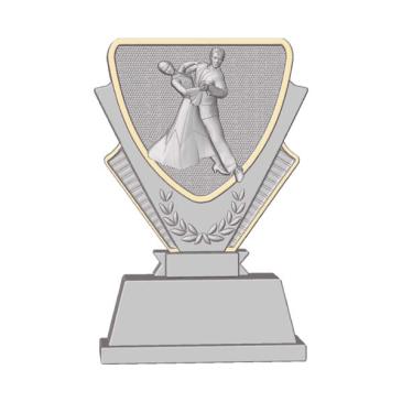 Trofeo de resina baile