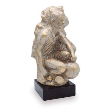 Trofeo de resina petanquero
