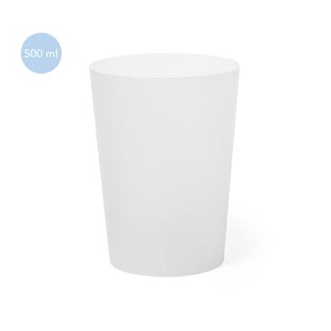 Vaso reutilizable en plástico