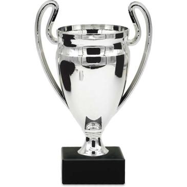 Copa metalizada con asas 