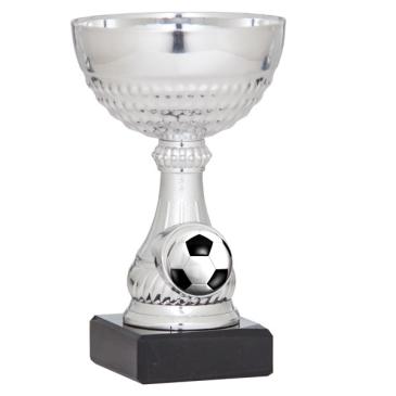 Copa portadiscos plateada