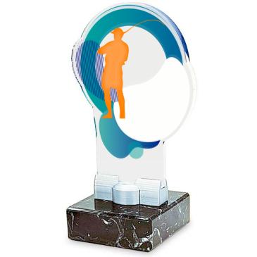 Trofeo de participación de metacrilato 