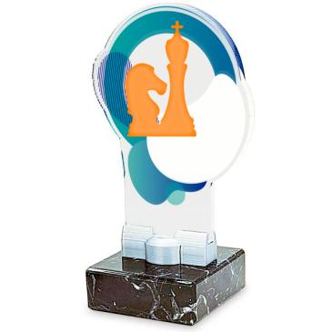Trofeo de participación de metacrilato 