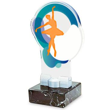 Trofeo de participación de metacrilato 
