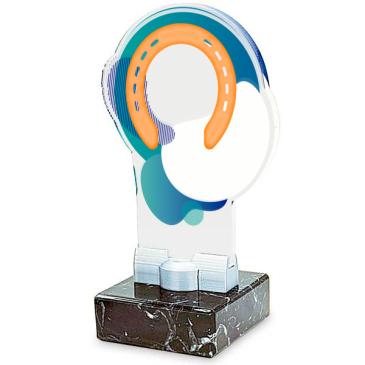 Trofeo de participación de metacrilato 