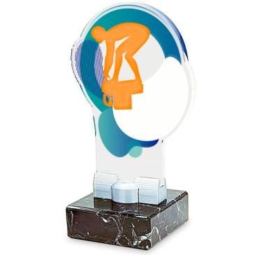 Trofeo de participación de metacrilato 