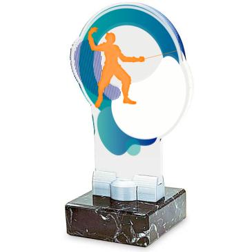 Trofeo de participación de metacrilato 