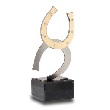 Trofeo acero herraduras 