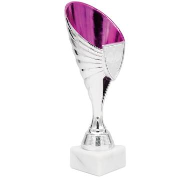 Portadiscos plata rosa porta escudo 22cm