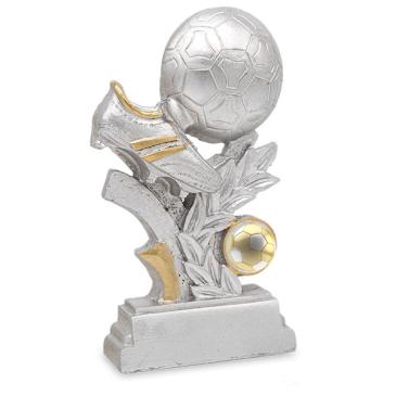 Trofeo bota fuútbol con laurel