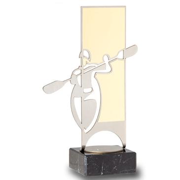 Trofeo de acero piragüismo 
