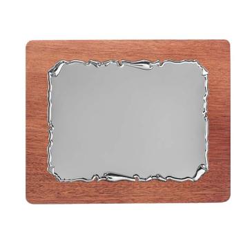 Placa de homenaje níquel pergamino