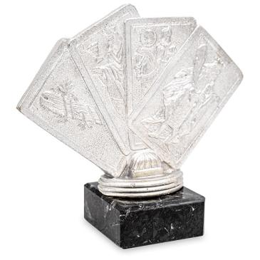 Trofeo de resina cartas
