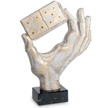 Trofeo de resina dominó 
