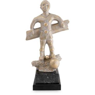 Trofeo de resina futbolín