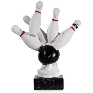 Trofeo de resina bolos