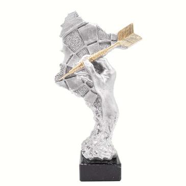 Trofeo de resina dardos