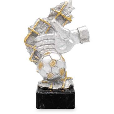 Trofeo de resina portero fútbol 