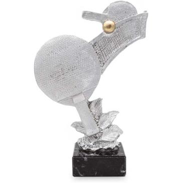 Trofeo de resina tenis de mesa red
