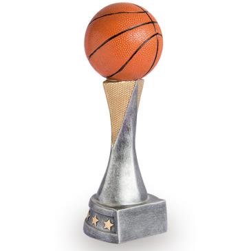 Trofeo balón baloncesto columna