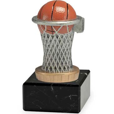Trofeo baloncesto sobre mármol