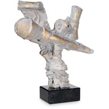 Trofeo de resina de micrófono