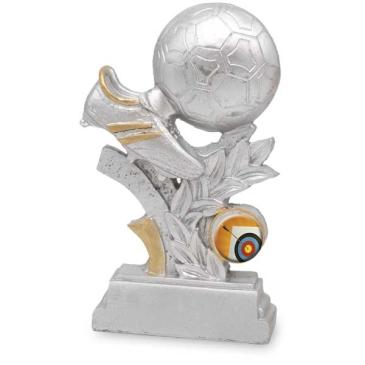 Trofeo de resina fútbol con laurel 