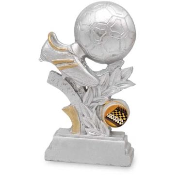 Trofeo de resina fútbol con laurel 