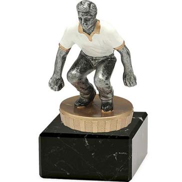 Trofeo petanca sobre mármol
