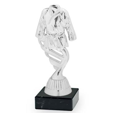 Trofeo plateado karate