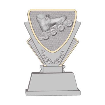 Trofeo resina patinaje 
