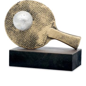 Trofeo resina ping-pong bicolor