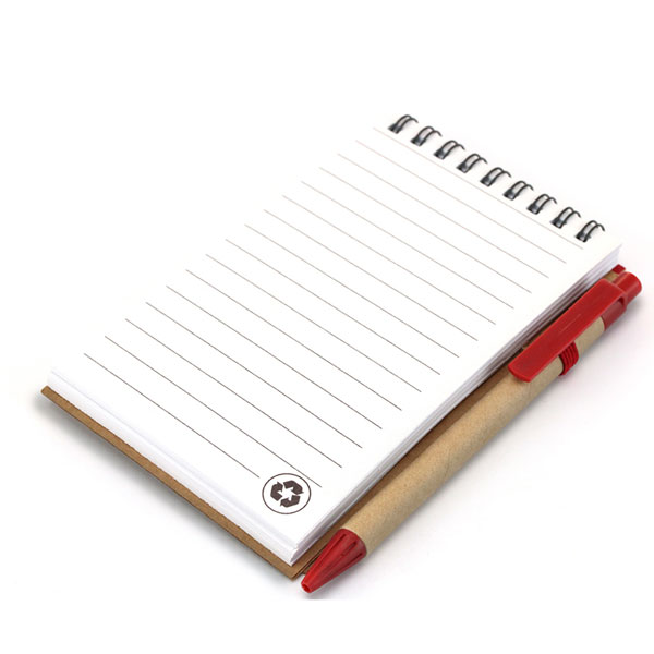 Cahier avec stylo
