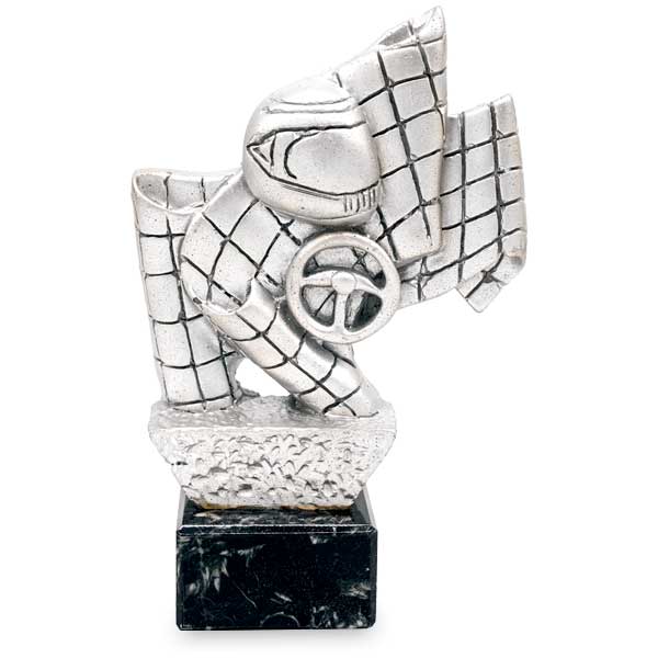 Trofeo de resina bandera